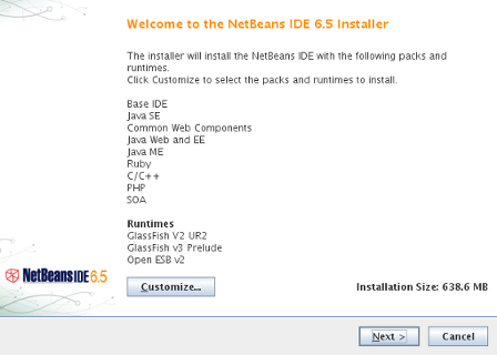 Screenshot-NetBeans IDE Installer